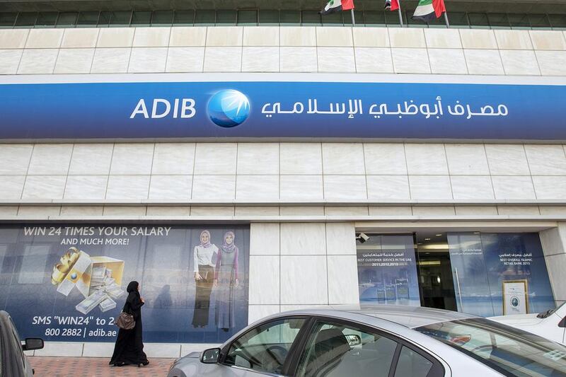 The UAE's Islamic banks, including Abu Dhabi Islamic Bank, have been growing at even higher rates amid a boom in sukuk financing. Mona Al Marzooqi /The National