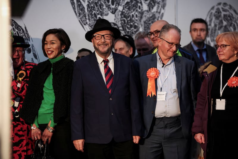 Mr Galloway, of the Workers Party of Britain, won an almost 6,000 majority over his nearest rival in the by-election. Reuters