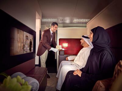 Etihad's The Residence is the first three-roomed apartment on a plane. Courtesy Etihad 