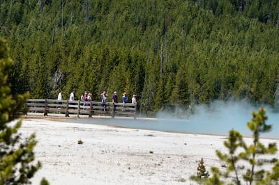 Explore Yellowstone National Park before the summertime crowds arrive. AFP