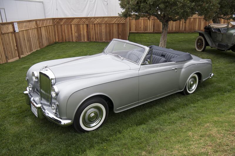 A restored 1958 Bentley S1 Continental Park Ward Drophead Coupé that was found in the garage of Saddam Hussein after he was captured. David Paul Morris/Bloomberg