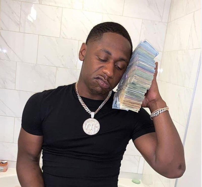 A picture of rapper Q-Money taken from his Instagram account. 