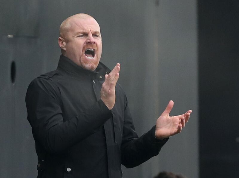 Burnley manager Sean Dyche. Reuters