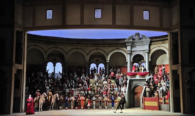 A production of Bizet's Carmen will open the new season of the Royal Opera House Muscat. Picture courtesy of Royal Opera House Muscat.