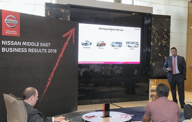 Thierry Sabbagh, Managing Director Nissan Middle East. 