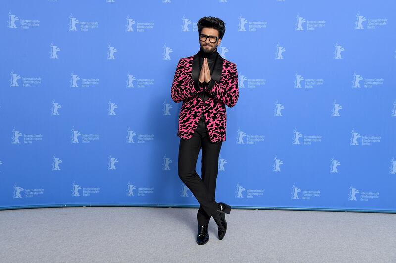 BERLIN, GERMANY - FEBRUARY 09: Ranveer Singh poses at the "Gully Boy" photocall during the 69th Berlinale International Film Festival Berlin at Grand Hyatt Hotel on February 09, 2019 in Berlin, Germany. (Photo by Pascal Le Segretain/Getty Images)