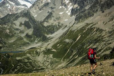 Hiking in the French Alps. Stuart Butler