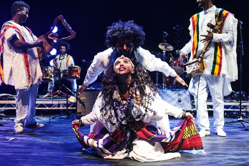 Ethiopian troupe Fendika are one of the many artists to perform at the NYU Abu Dhabi Arts Centre. Photo: Waleed Shah