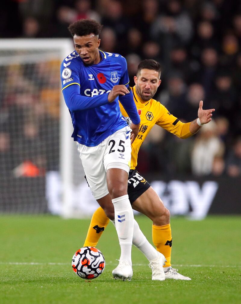 Jean-Philippe Gbamin - 3: Ivorian, making his first start in more than two years, found the going tough from first whistle as Wolves dominated midfield. A torrid return and was hooked at the break. Reuters