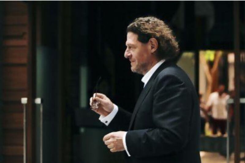 Marco Pierre White, who has starred in television shows in the UK including Hell's Kitchen, was once dubbed the enfant terrible of the culinary world. Sarah Dea / The National