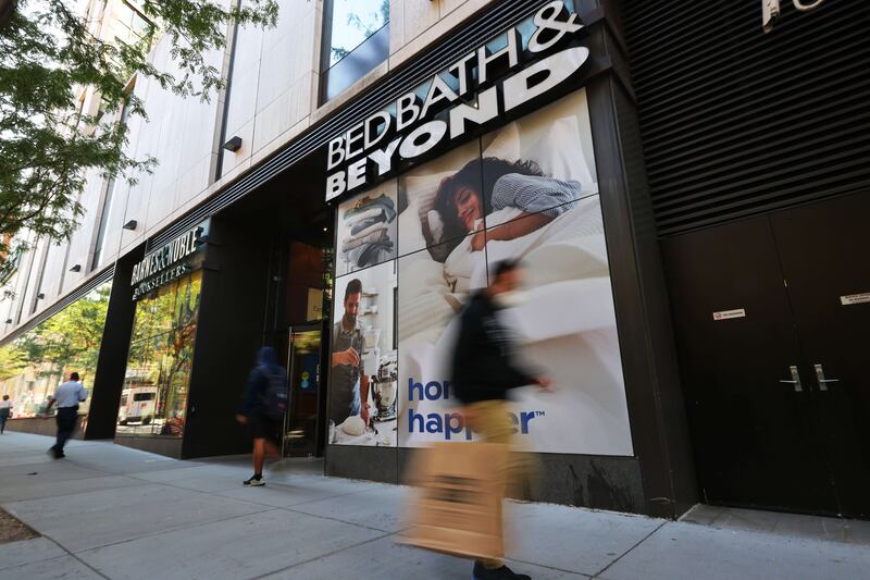 Bed Bath & Beyond's strategy to sell more store-branded products has flopped. AFP