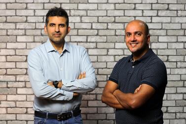 Abbas Jaffar Ali and Hitesh Uchil have launched Helwa, an app which saves and automatically applies discount coupon codes from the internet on users' online purchases. Chris Whiteoak / The National