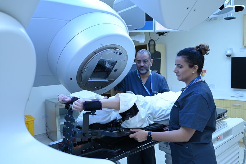 Sheikh Shakhbout Medical City has opened a new radiation therapy department. Photo: SSMC