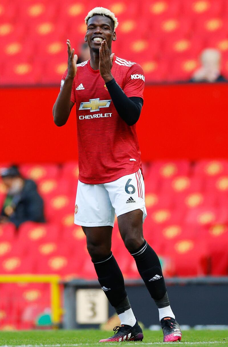 Paul Pogba - 6: Found space throughout and sprayed for the ball all over the field. Headed a Wan Bissaka cross over early on. Dropped deeper to replace McTominay for last half an hour, when he endured a fraught time as Fulham scored and even threatened a winner. Getty