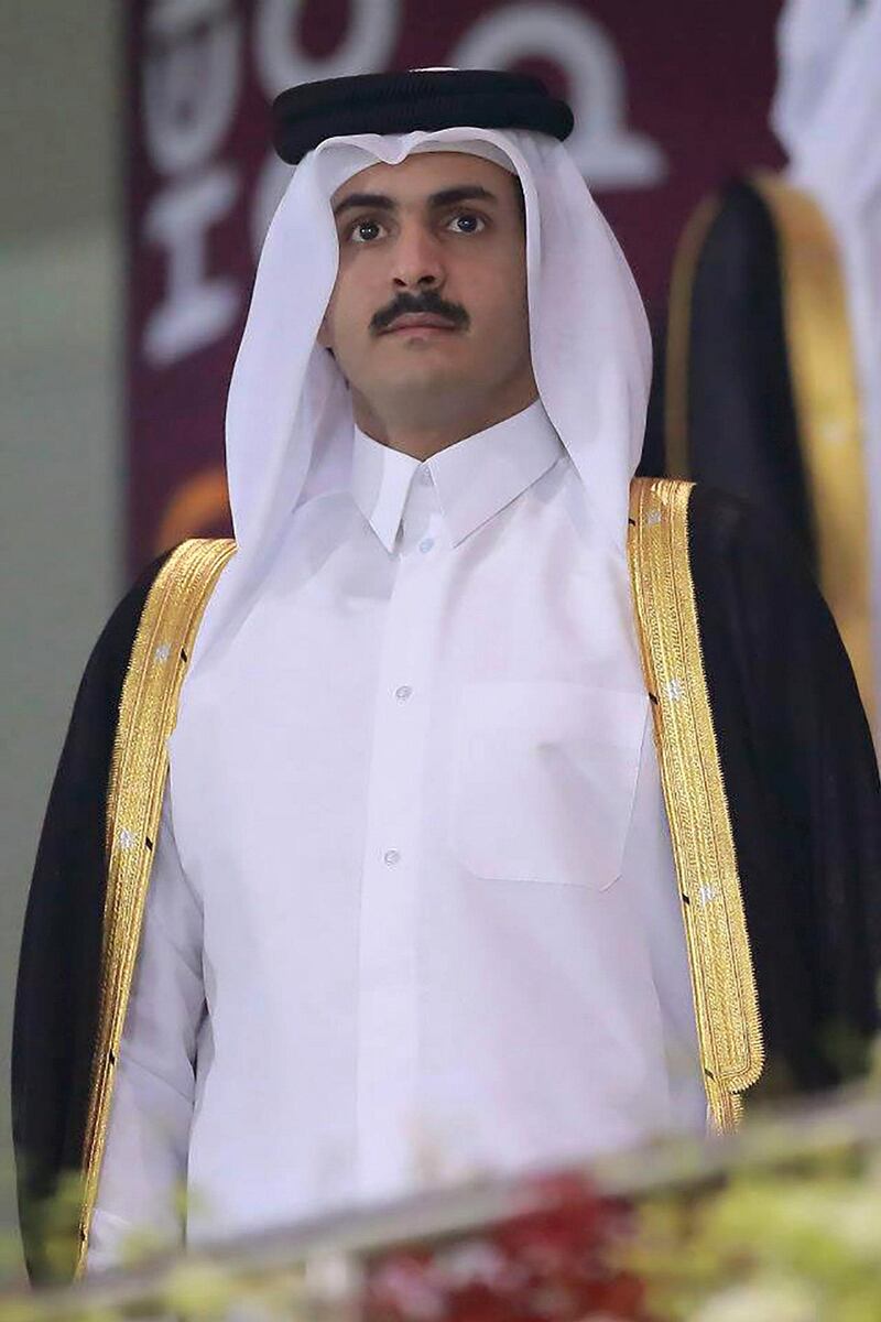 Shiekh Khalid Bin Hamad Al Thani attending H.A Cup Final 2013. Source Official Facebook Fan Page for His Excellency Sheikh Khalid bin Hamad Al Thani