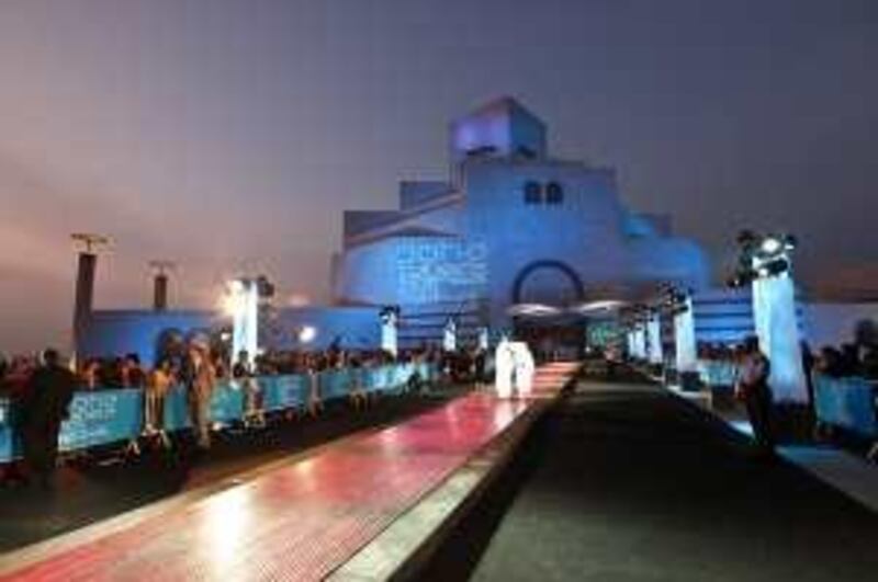The world's first LED red carpet made its debut at the Doha Tribeca Film Festival.  *** Local Caption ***  IMG_1647.jpg