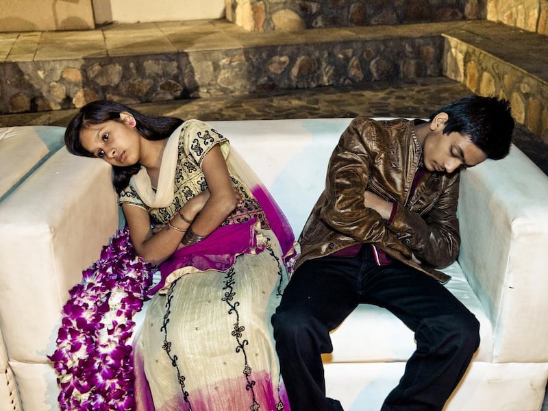 An image from Mahesh Shantaram's series about Indian weddings, Matrimania. Courtesy Mahesh Shantaram