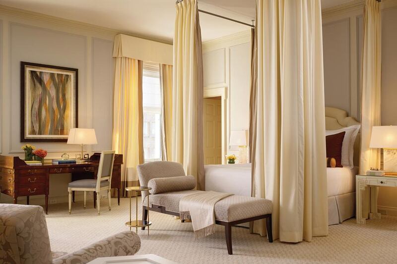 The penthouse suite at the Fairmont Hotel in San Francisco. Courtesy of Fairmont Hotels & Resorts