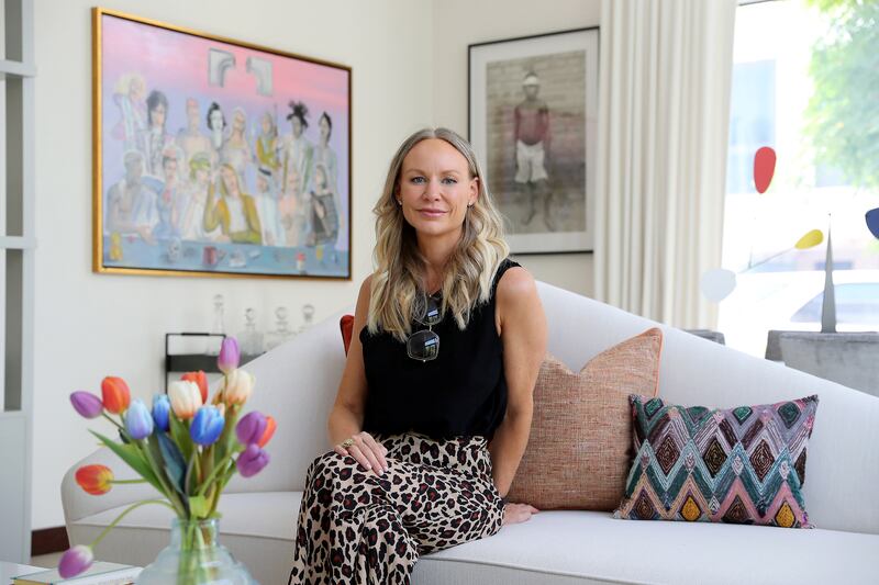 Davis's interior designer Kate Instone is the founder of Blush International, a company through which she has decorated the houses of Madonna, Sting and Seal.
