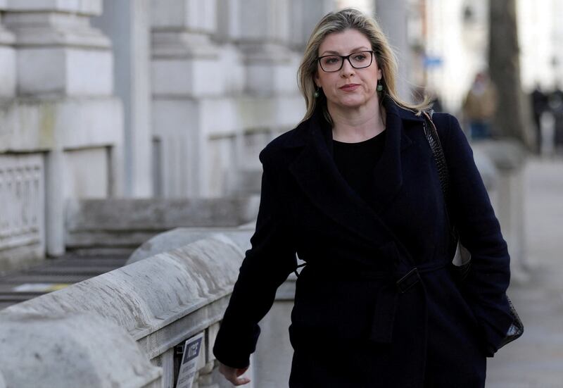 OUT OF THE RACE: Penny Mordaunt — Brexit-backing Trade Minister has insisted the Conservative Party was elected to ‘deliver a manifesto’. She played a prominent role in the Leave campaign in the 2016 referendum. Reuters