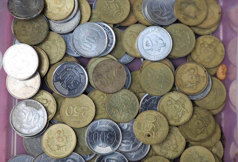 Coins to be made into jewellery.