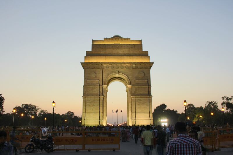 India Gate, a war memorial in New Delhi. Air Arabia Abu Dhabi will fly to the Indian capital from November 24. Photo: Stefan Schmidt-Bilkenroth / Pixabay