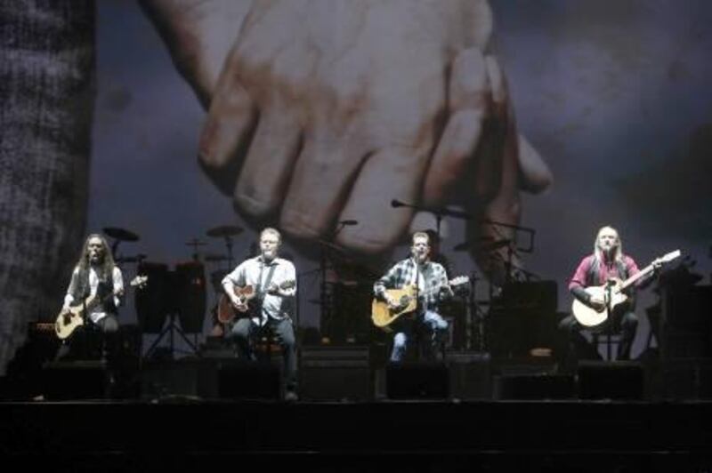 American rock band The Eagles performs at a concert of their world tour in Beijing, China, 12 March 2011.