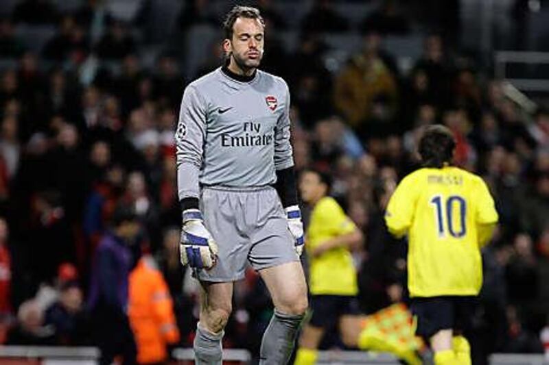 Manuel Almunia's errors have proved costly for Arsenal and the English club may be considering other options ahead of the season.