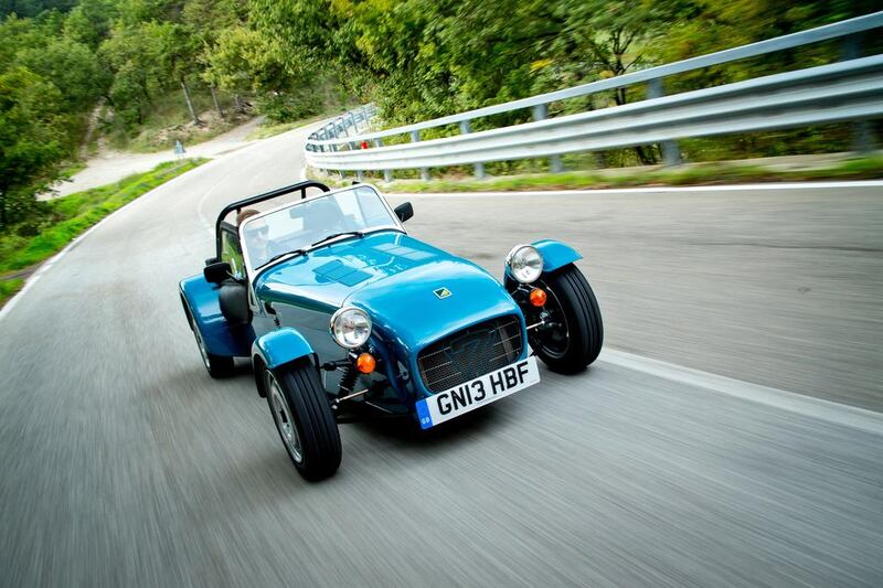The Caterham Seven 160 only pushes out 80hp, but it has a better power-to-weight ratio than a Toyota 86. Courtesy Caterham Cars