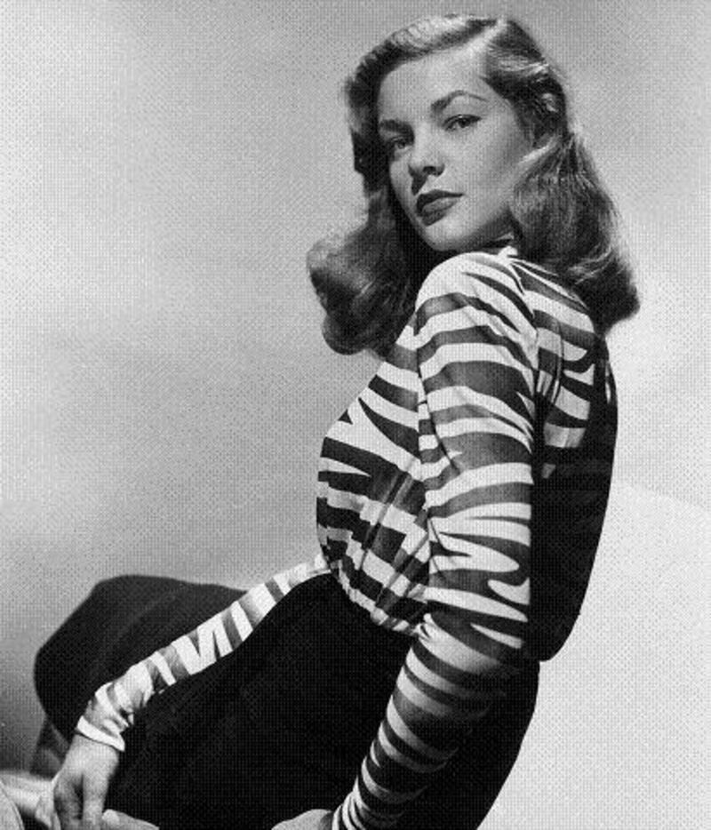 The actress Lauren Bacall in 1945, when Hollywood superstardom was much different than it is today.