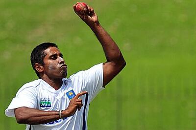 Chaminda Vaas is Sri Lanka's most successful pace bowler, having taken 355 Test wickets in 111 Tests. AFP