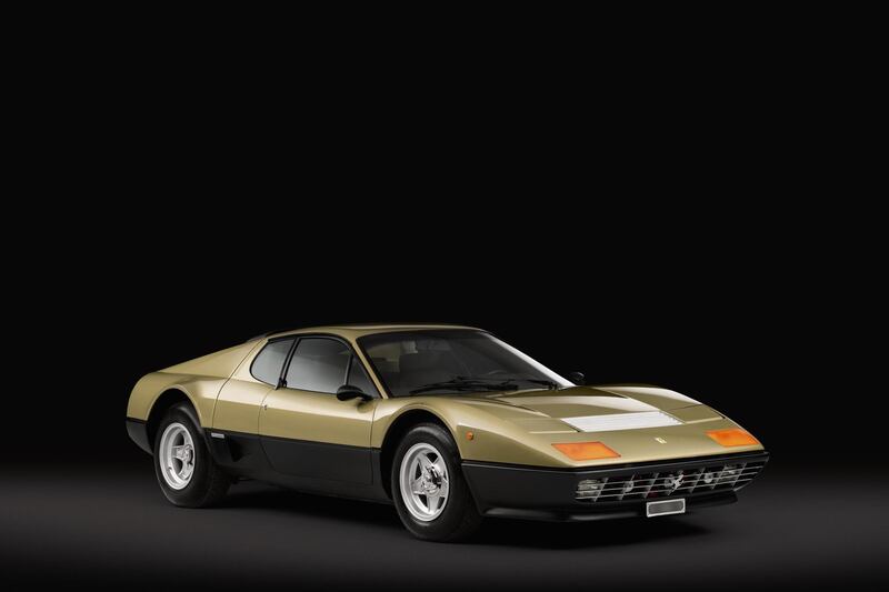 This Ferrari Berlinetta Boxer model was first introduced to the world at the 1971 Turin Salon. Courtesy Sotheby's