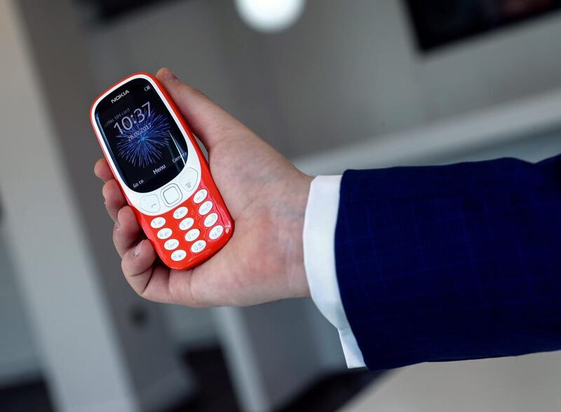 The Nokia 3310 will go on sale in the UAE some time in the next three months with a guidance price of about Dh190. Eddie Keogh / Reuters
