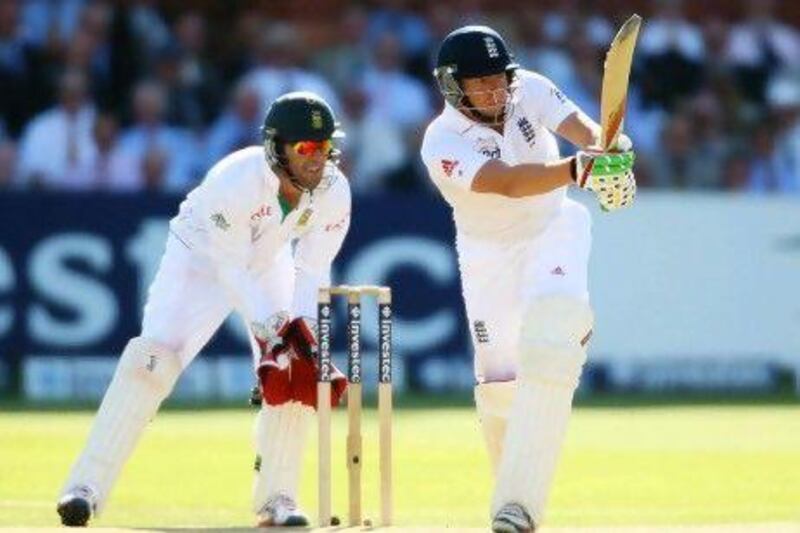 Jonny Bairstow scored his maiden Test half-century. Tom Hevezi / AP Photo