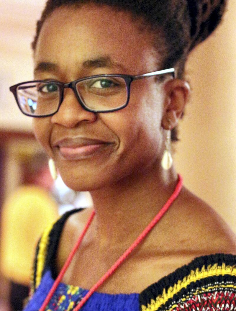 Nnedi Okorafor. Photo by Jim C. Hines. NOTE: ONE-TIME USE.