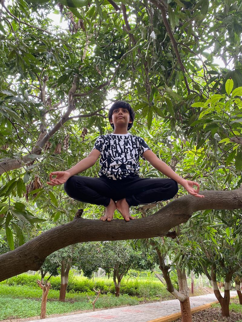Reyansh Surani completed the 200-hour yoga teacher's training course from Rishikesh-certified Anand Shekhar Yoga School in July 2021, when he was but 9. 