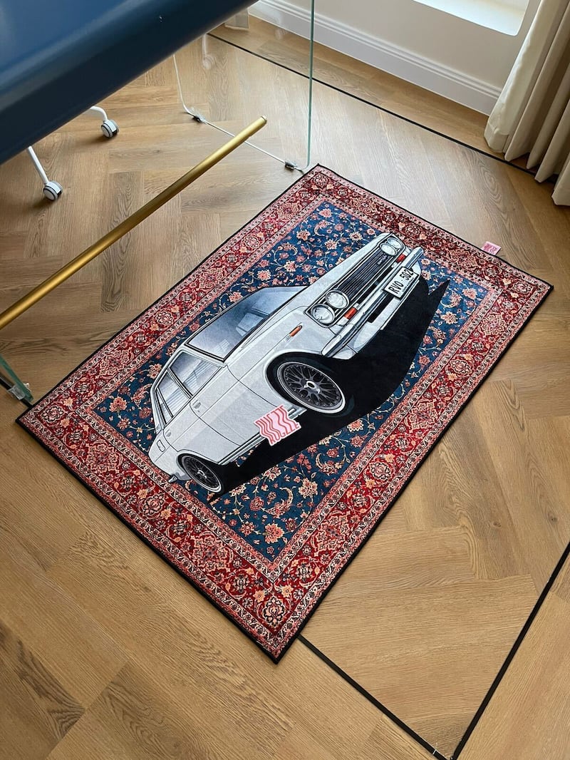 One of the carpets made by Rugzze
