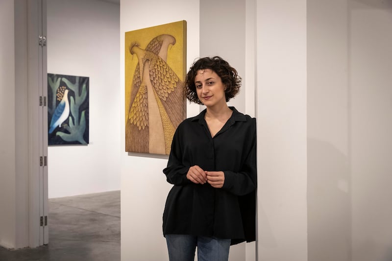 Iranian artist Maryam Lamei's A Gathering of Lovers is at Jossa by Alserkal, Alserkal Avenue, Dubai, until April 9. All photos: Antonie Robertson / The National