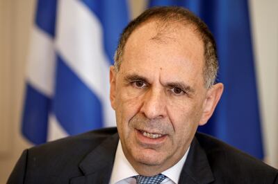 Greek Foreign Minister George Gerapetritis said he would 'exercise all powers' to reach a ceasefire in Gaza. Reuters