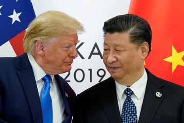 US President Donald Trump meets China's President Xi Jinping at the start of their bilateral meeting at the G20 leaders summit in Osaka, Japan, June 29, 2019. Reuters