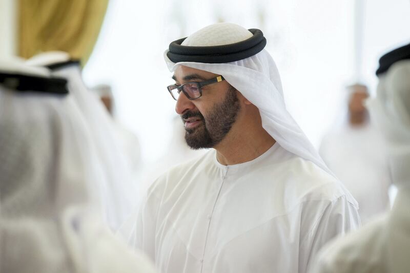 Sheikh Mohamed bin Zayed was honoured with the Man of Humanity award by the Vatican’s Pontifical Foundation Gravissimum Educationis, which supports global education and learning projects. Ryan Carter / Crown Prince Court - Abu Dhabi