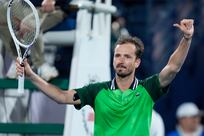 Daniil Medvedev returns from extended break with tough win at Dubai Tennis Championships 