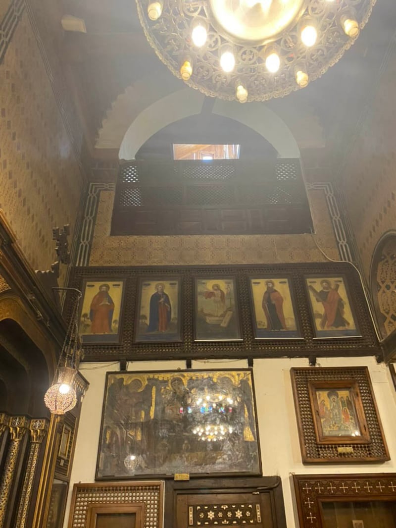 The Hanging Church in Coptic Cairo. Nada El Sawy / The National