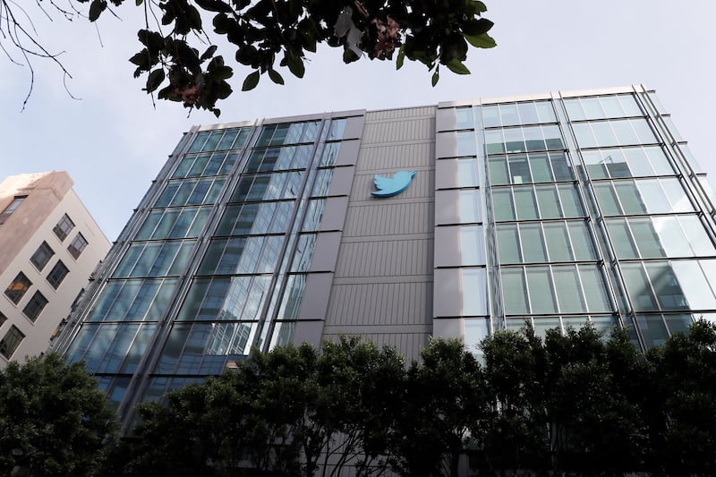 Twitter headquarters in San Francisco, California, US. Workers on teams handling the social network’s misinformation policy, global appeals and state media on the platform were also eliminated. EPA