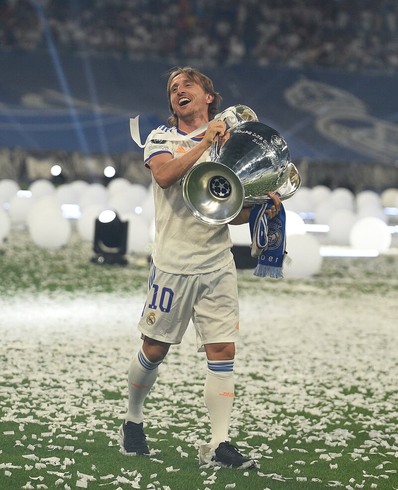  Luka Modric of Real Madrid. Getty