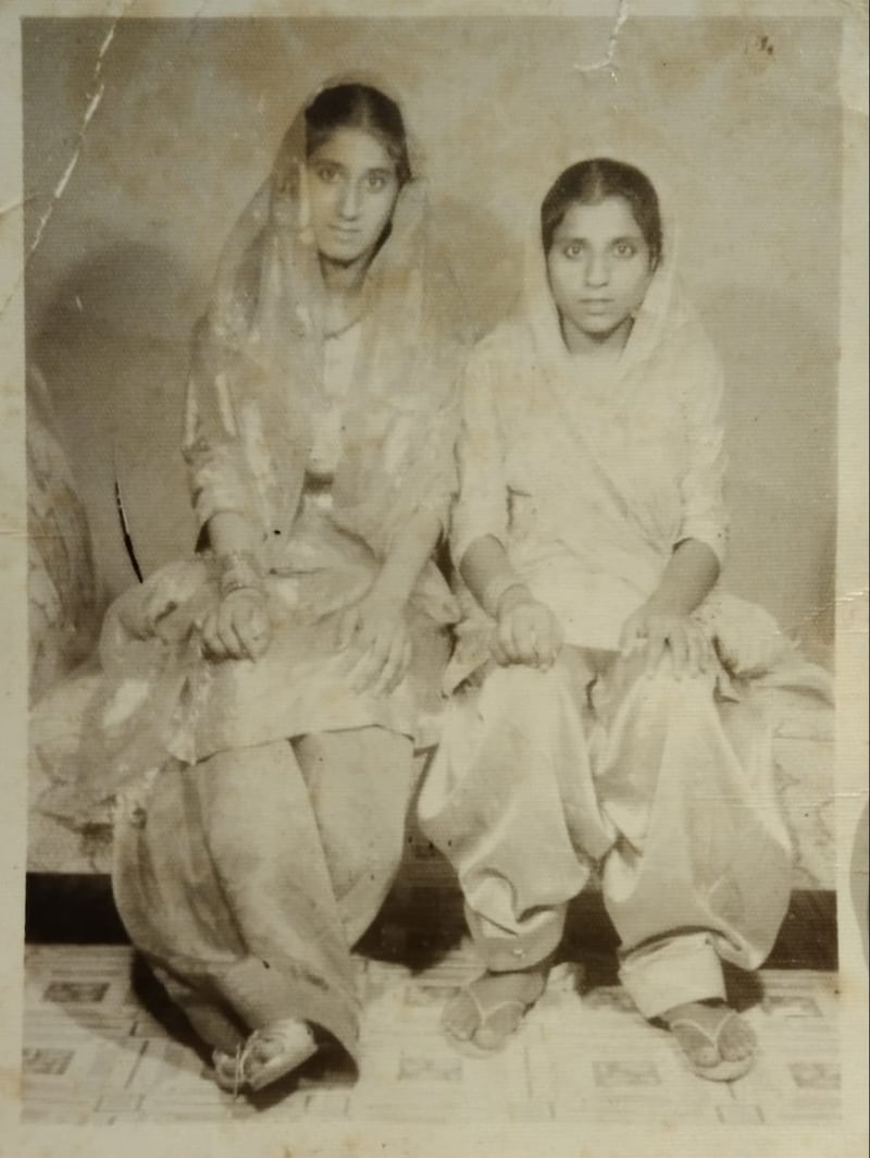 Abedunisa Siraj, left, with a friend in Mumbai in the 1960s before her marriage. Photo: Siraj family

