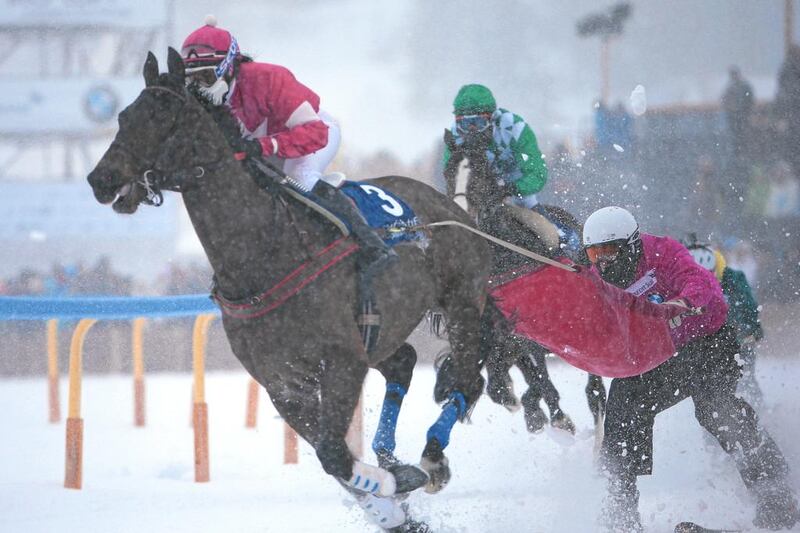 The HH Sheikha Fatima Bint Mubarek Ladies World Championship will have a purse of 36,000 Swiss francs, third only two the two premier races of the White Turf series. Andy Mettler / swiss-image.ch