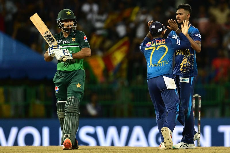 Sri Lanka's Matheesha Pathirana picked up three wickets on Thursday. AFP