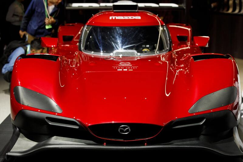 Mazda's RT-24P race car. Bloomberg