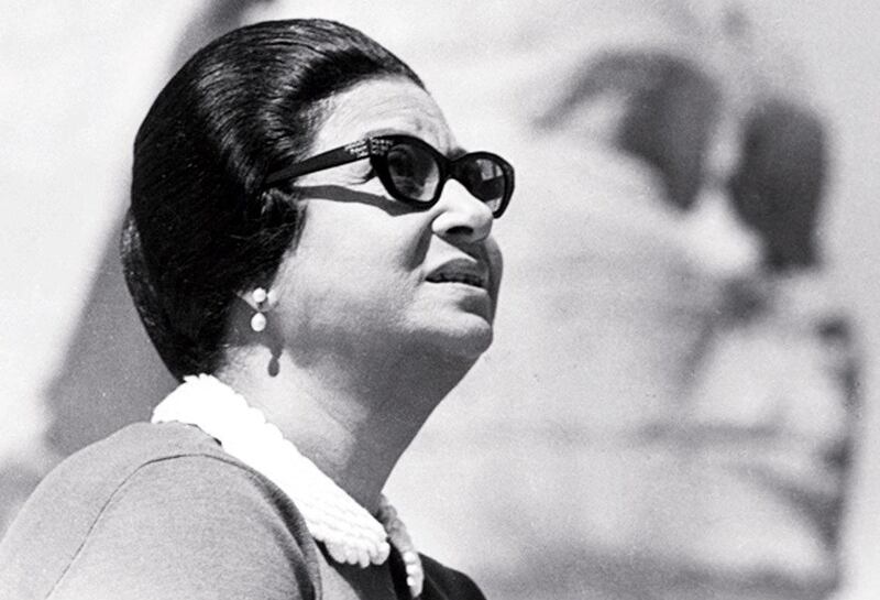 Umm Kulthum, Egyptian singer and performer.  Courtesy of Al Ittihad *** Local Caption ***  al20ap-cover-ummkalthum.jpg